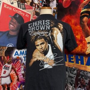 Chris Brown Exclusive Tour T Shirt Black Men's Concert Merch Sz Medium